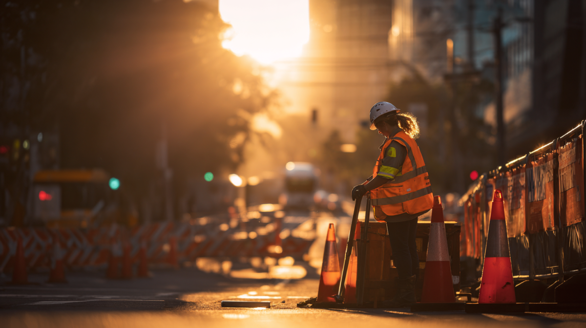 Traffic Australia Corp Dedicated Traffic Management, Civil & Labour Hire in Sydney NSW Davidv. 56221 Candid Early Morning Shot Of A Female Traffic Con 83f5d613 F23d 4ca5 8bcd 022a68a83db6